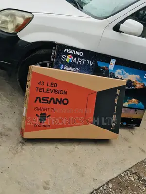 Asano 43 Inches Glossy Led Black Electric Smart Tv