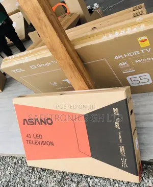 Full HD Led Black Electric Asano 43 Inches Tv
