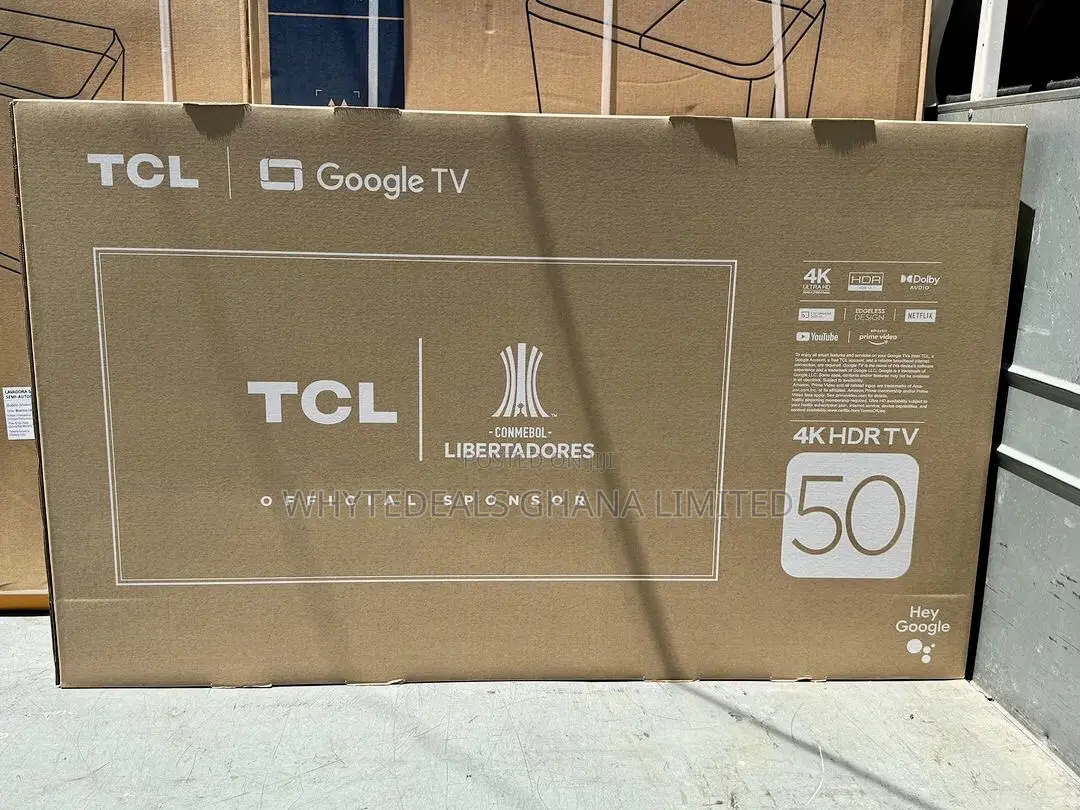Edgeless 50” Tcl Smart Ultrahd 4k Led Tv|P735|Voice Control|Bluetooth