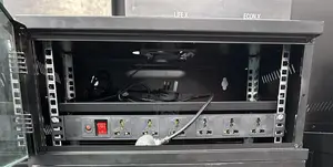 4u Rack Cabinet Glass Door Wit Pdu Coolingfan(520x350x240)