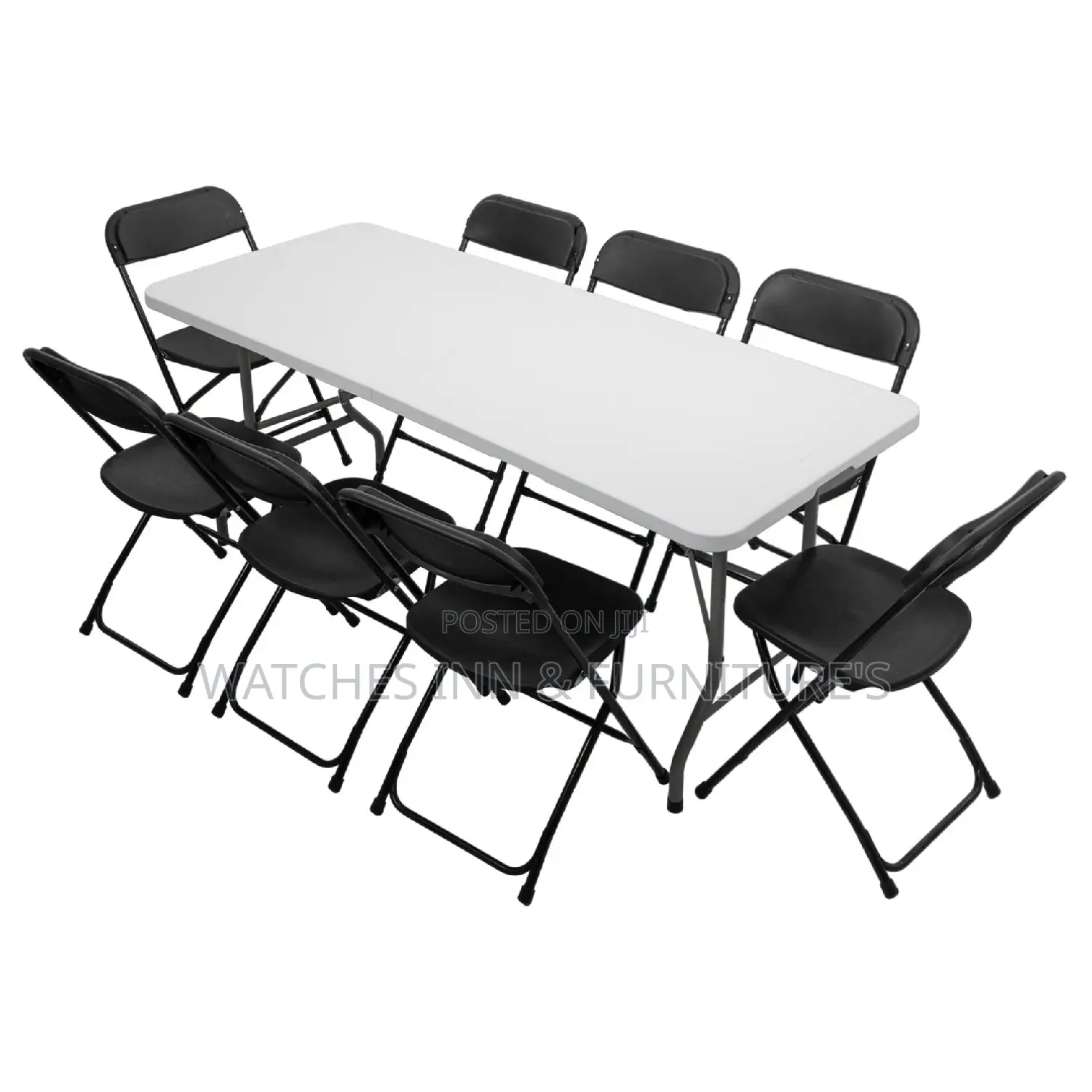 Foldable 8 Seater Event Table With 8 Chairs