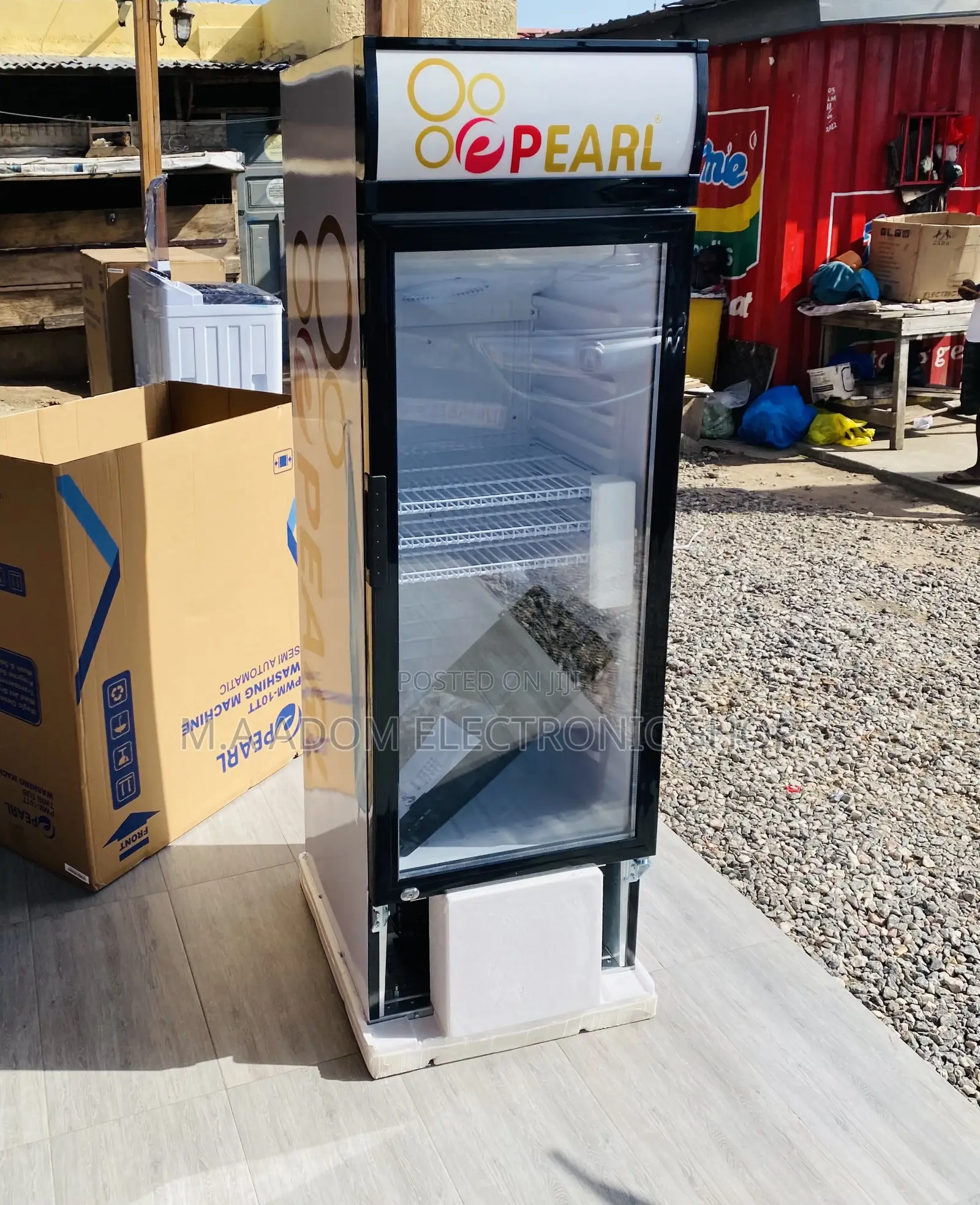 Extremely Chilling Pearl PVC-316 Single Door Fridge.