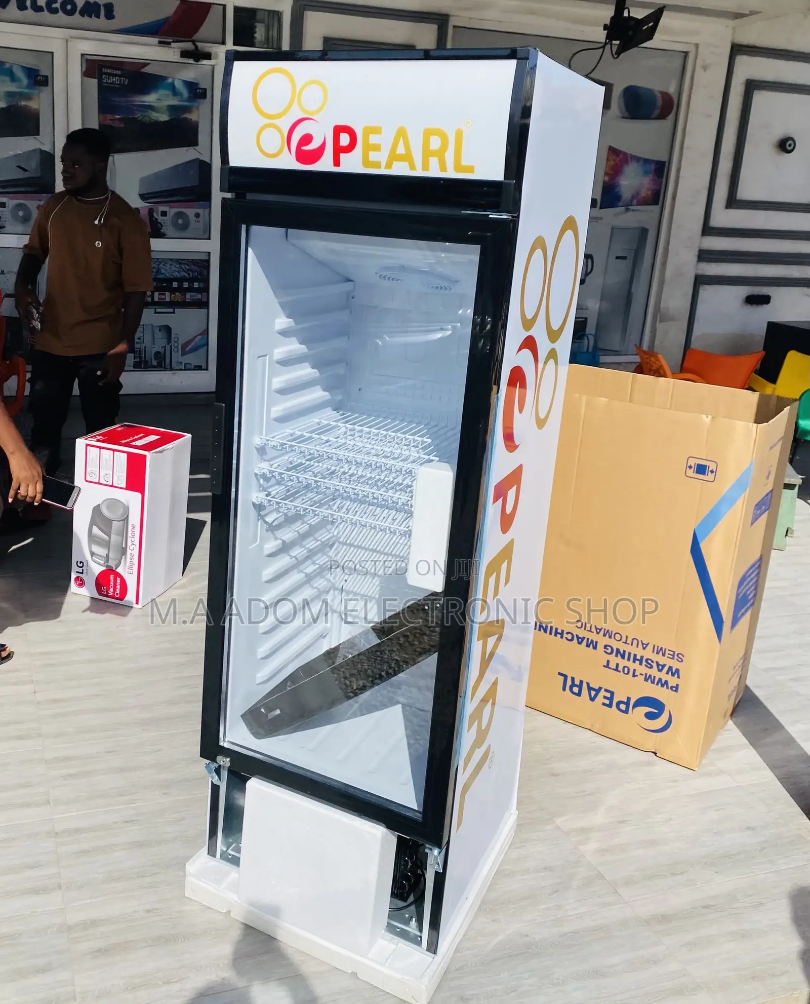 Latest,Reliable and Affordable Pearl PVC-316 1 Door Fridge.