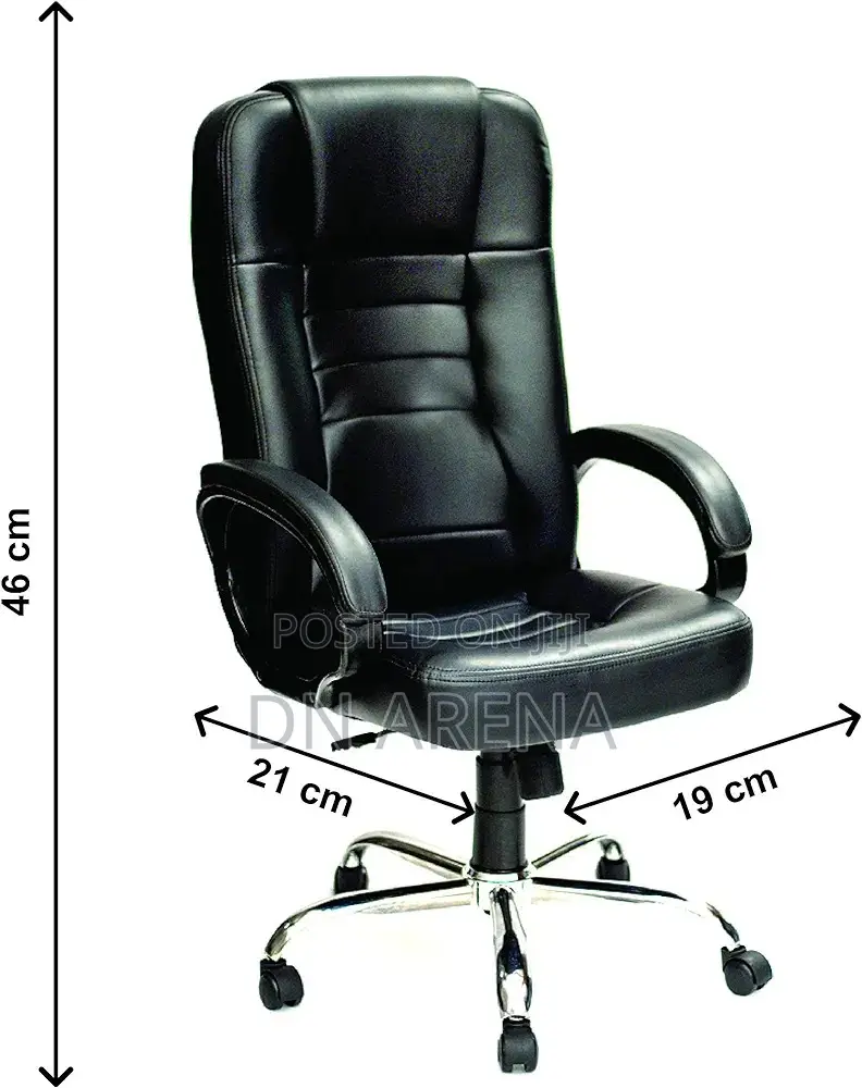 Leather Swivel Chair From Germany