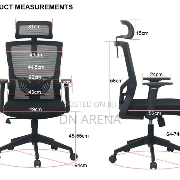 Gorilla Ergonomic Mesh Chair
 With Foot Rest From Germany