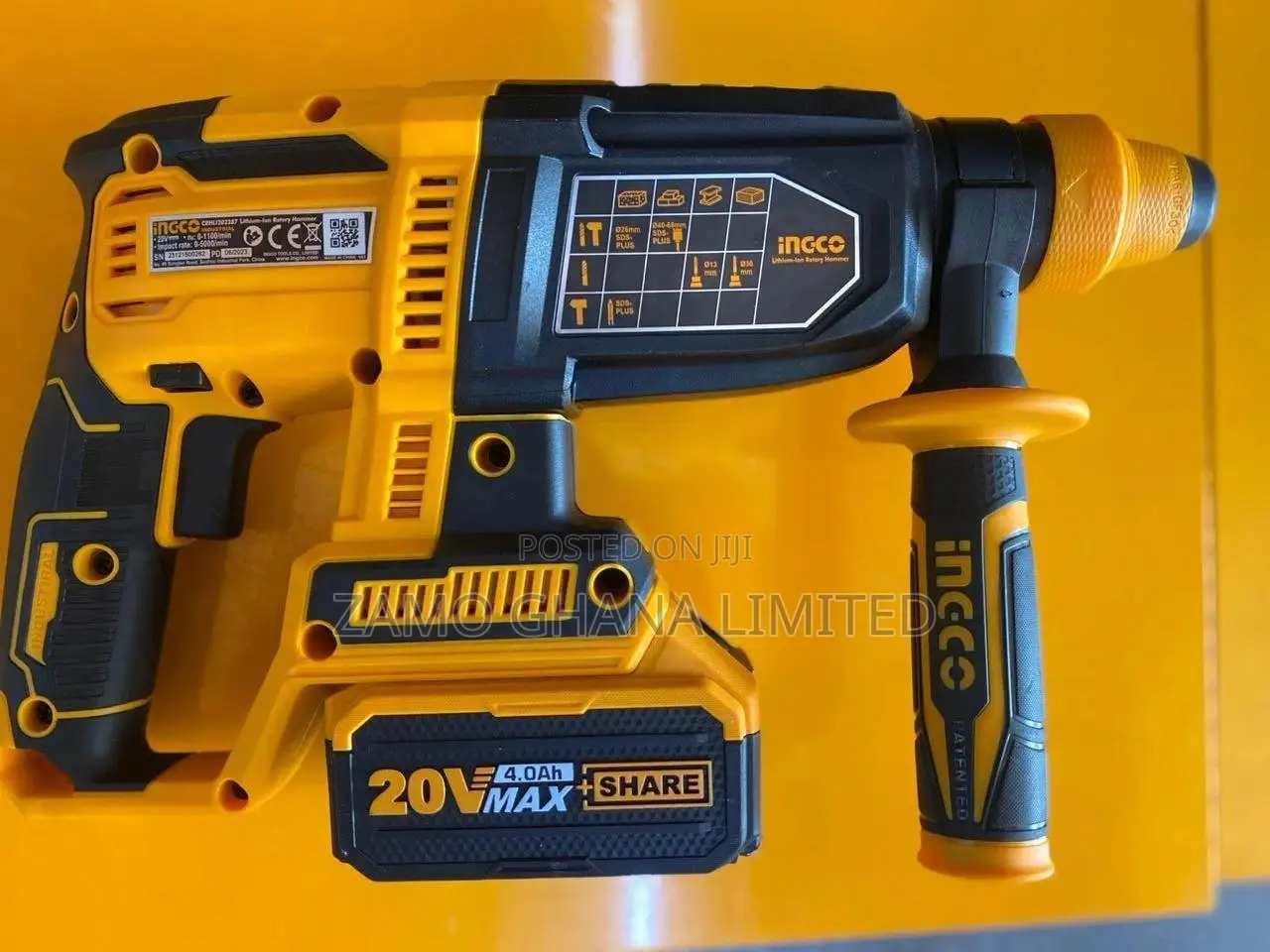 Cordless Rotary Hammer Set 20v 26mm - Crhli202287