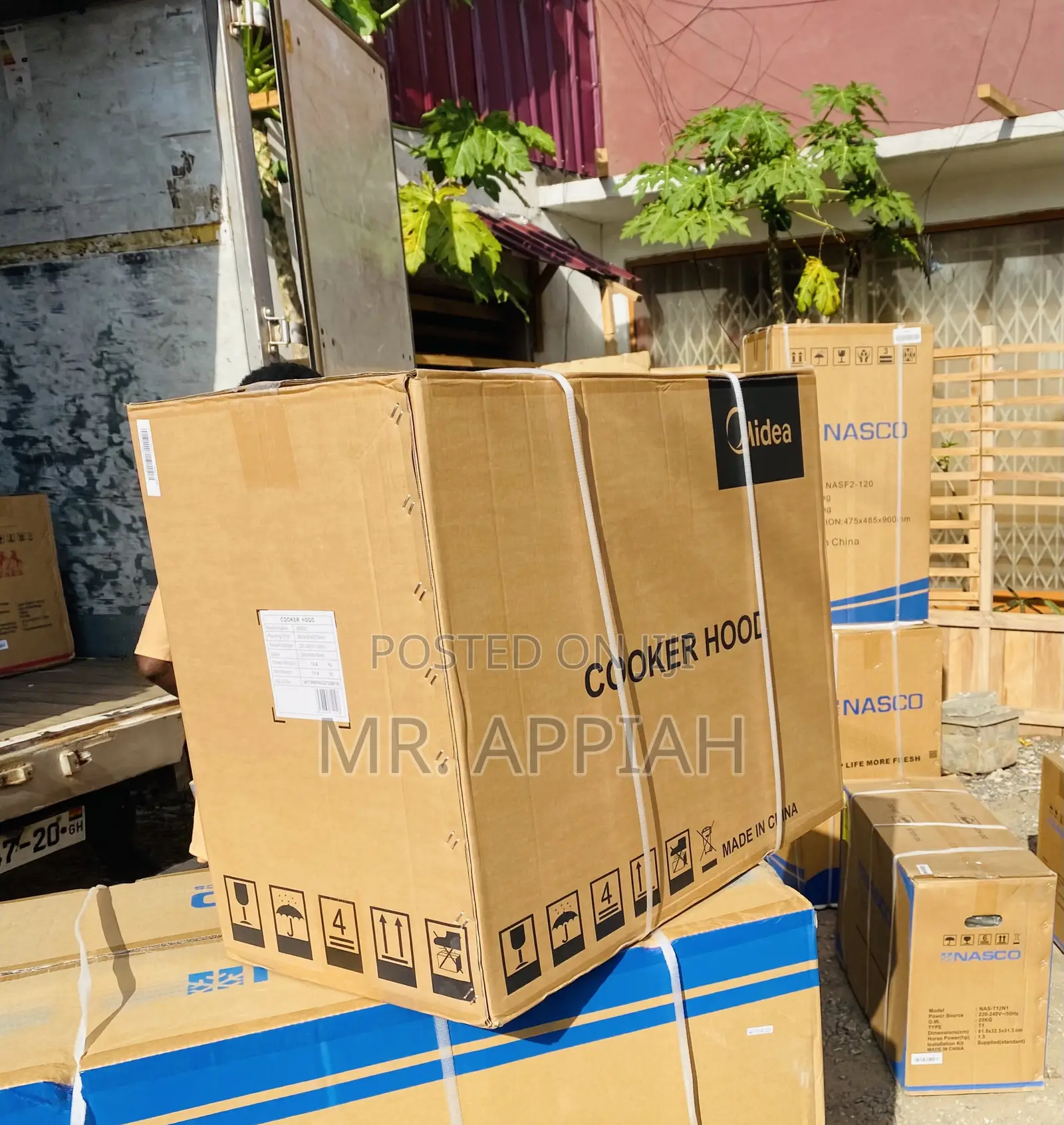 Brand New Midea T-Shape 60M21 Range Hood(Gray).
