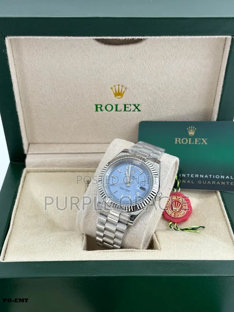 Quality Stainless Anti-Fade Men's Rainbow Rolex Watch