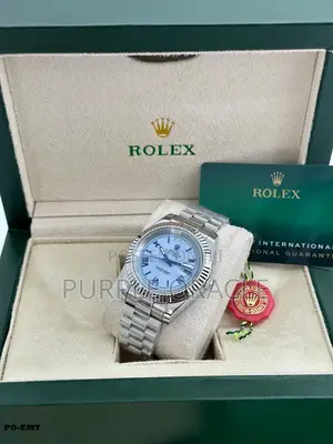 Quality Stainless Anti-Fade Men's Rainbow Rolex Watch