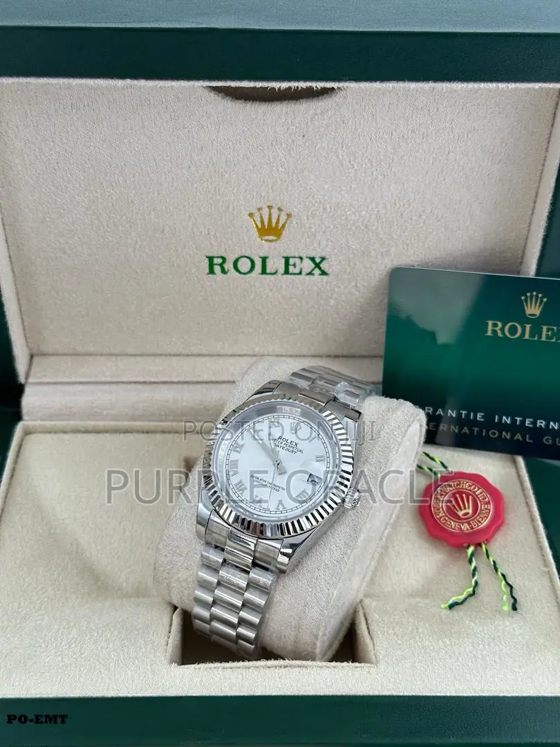 Quality Stainless Anti-Fade Men's Rainbow Rolex Watch