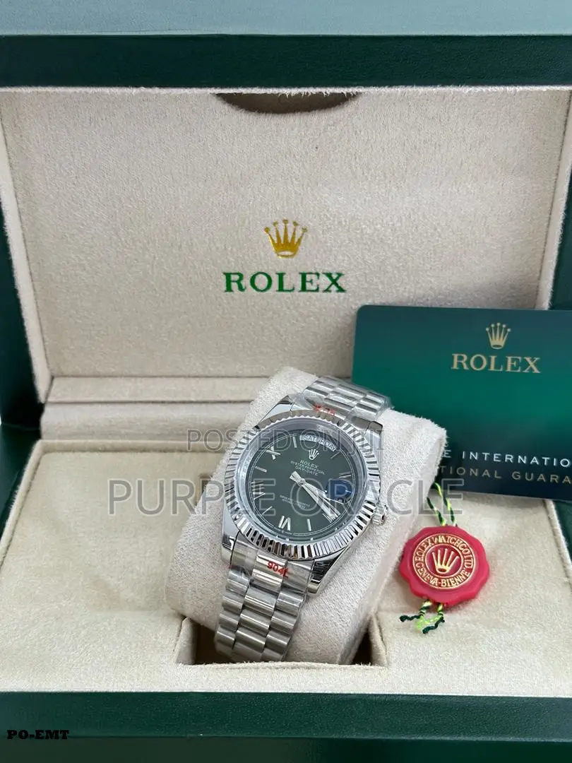 Quality Stainless Anti-Fade Men's Rainbow Rolex Watch