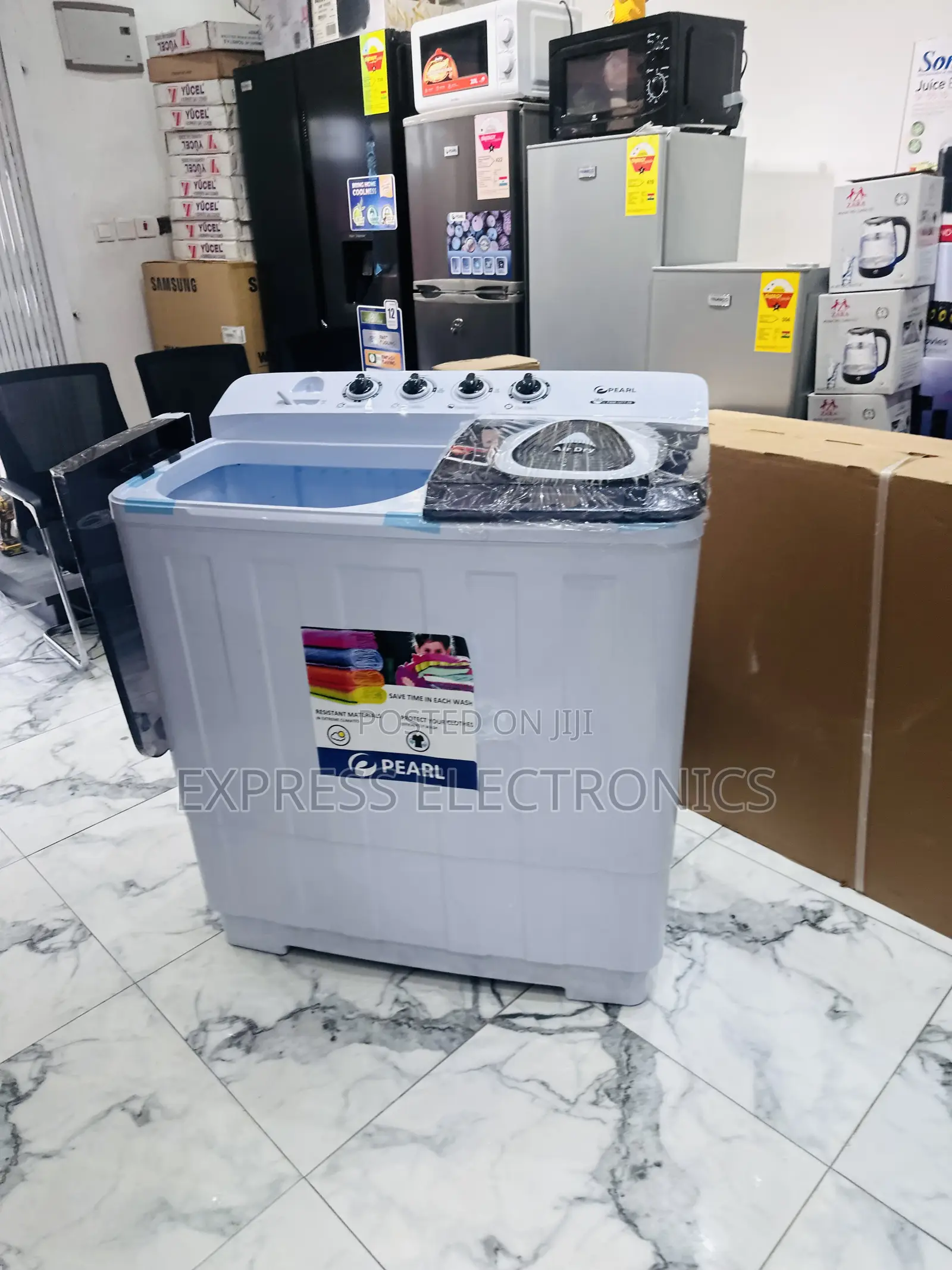 Low Noise Washing Machine 18kg Topload Pearl
