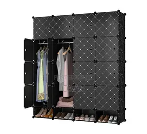Plastic Wardrobe 20 Cubes+ Shoe's .