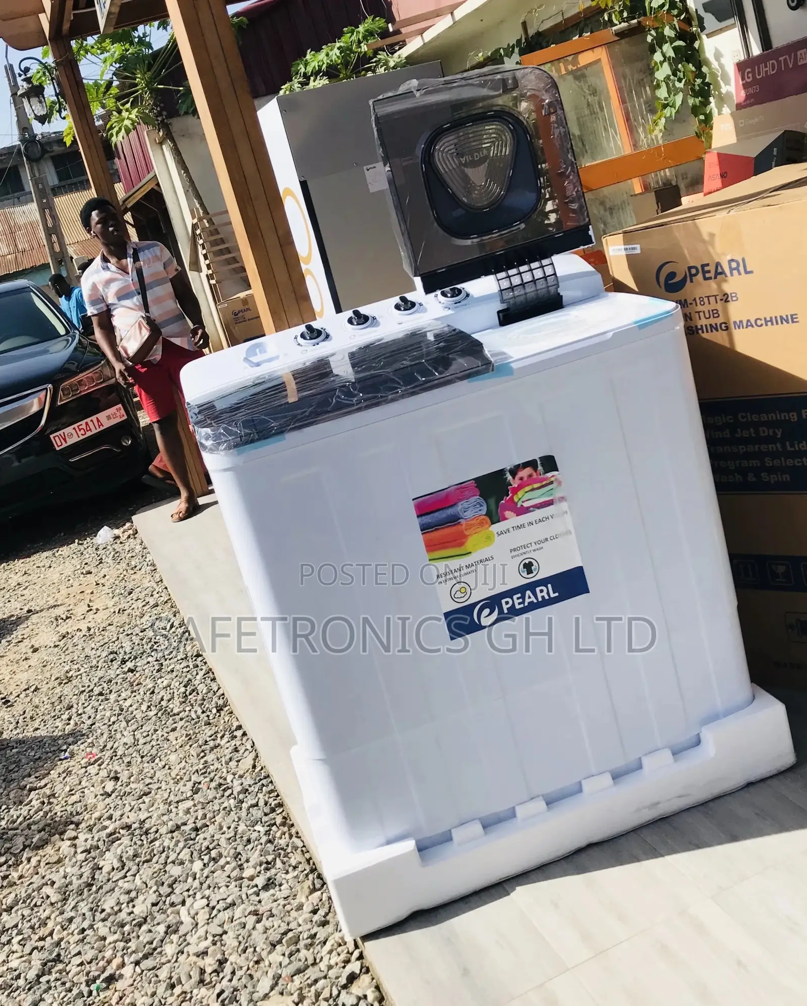 18kg Topload Semiautomatic Pearl Twintub Washingmachine