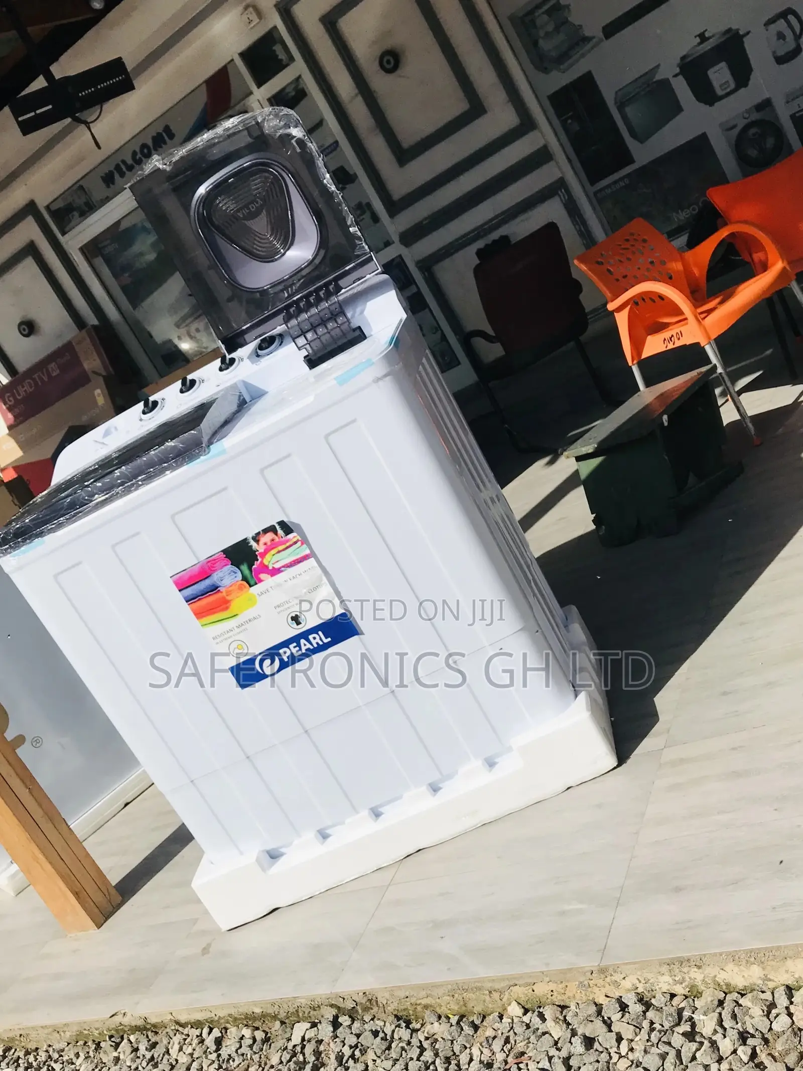Semiautomatic Topload Pearl White 18kg Washingmachine