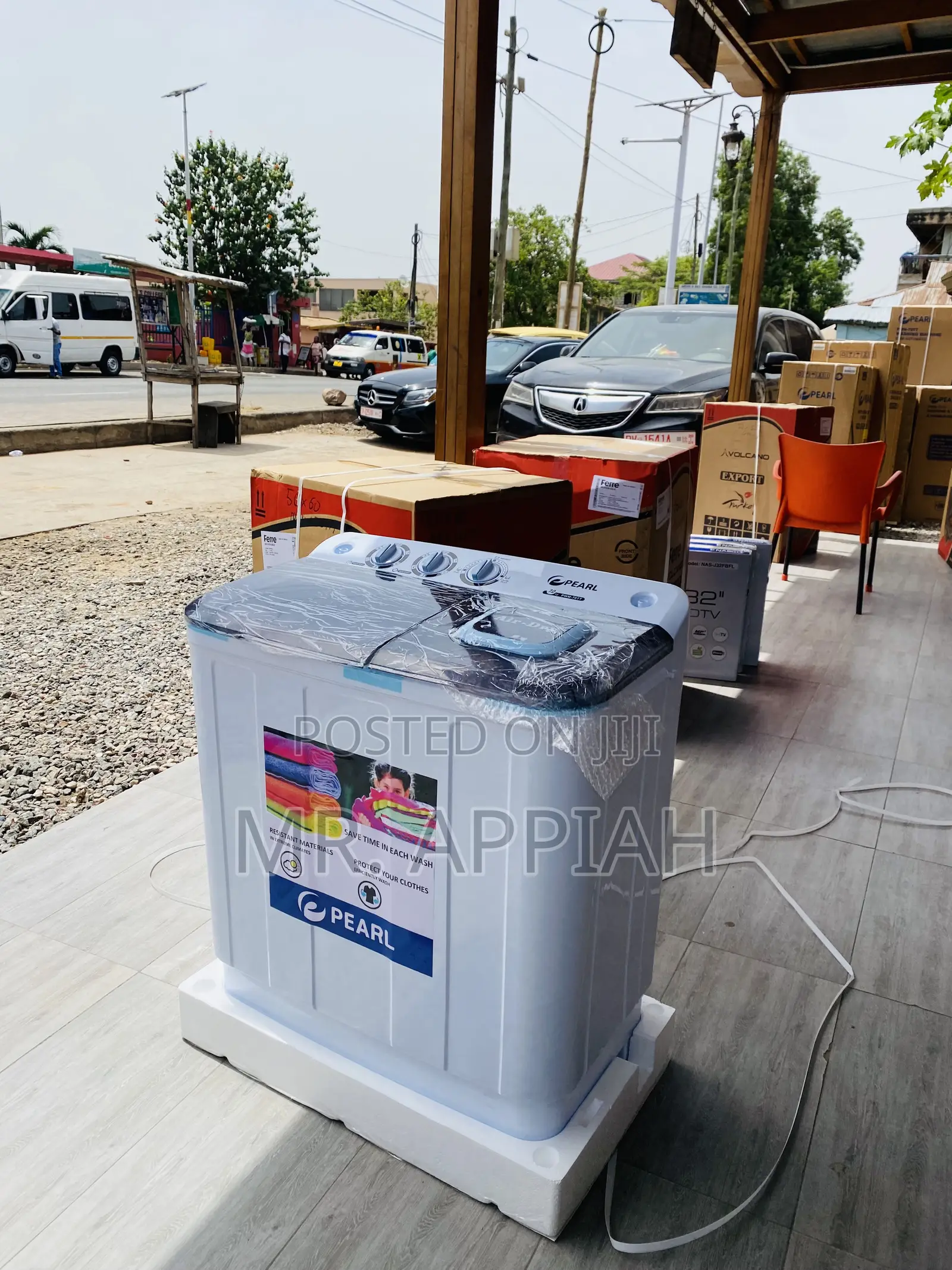 Sealed in Box Pearl 7kg Electric Washing Machine,White.