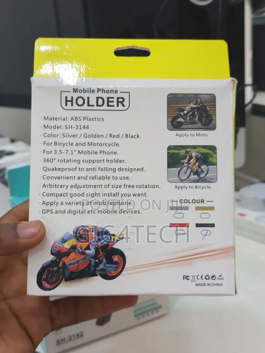 Phone Holder Motorcycle and Bicycle