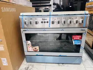 Text Us for Ferre Gas Cooker Oven Electric 4-2 Grey Shine.