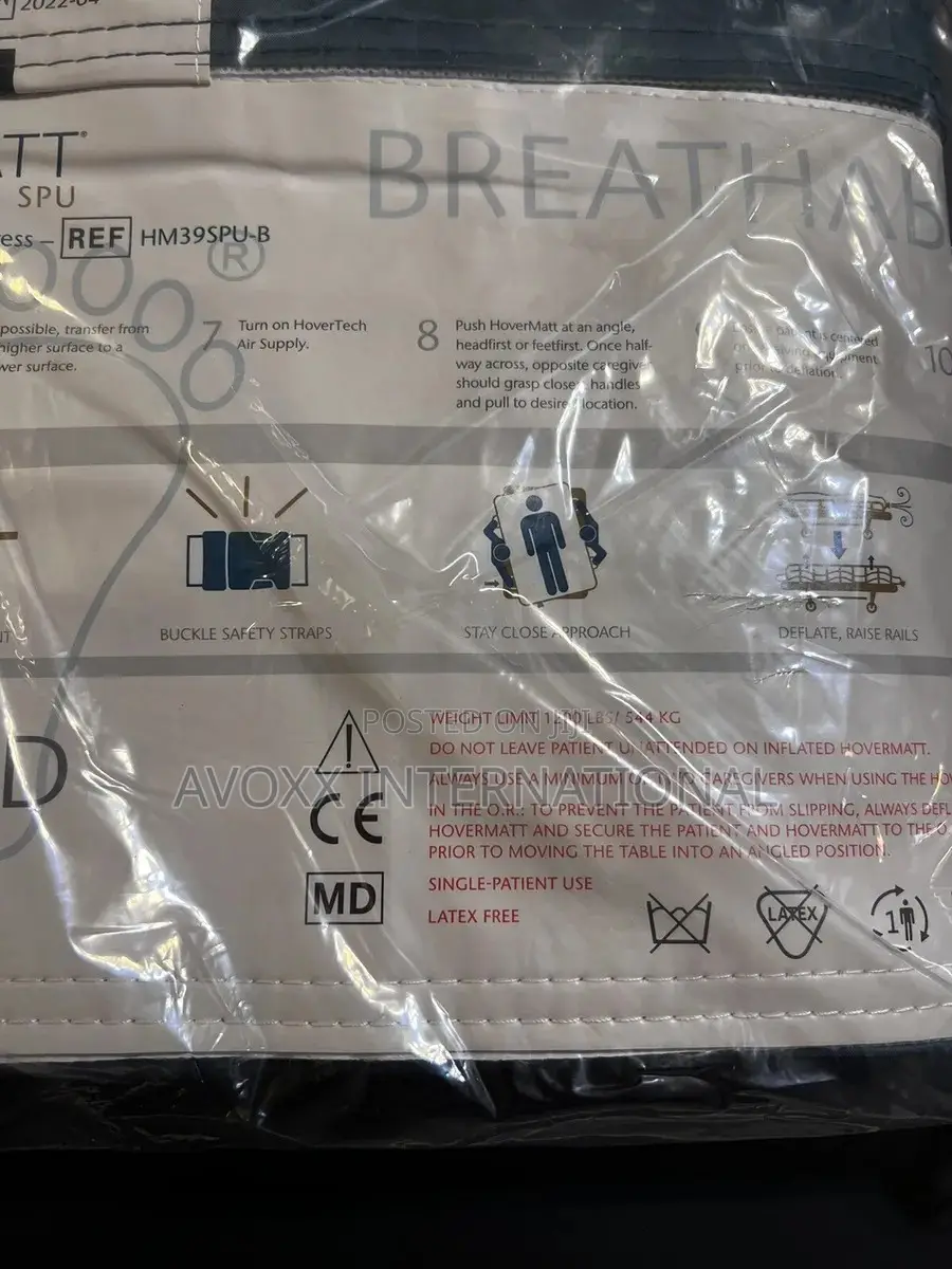 HOVERMATT SINGLE-PATIENT 39" X 78" Air Transfer Mattress