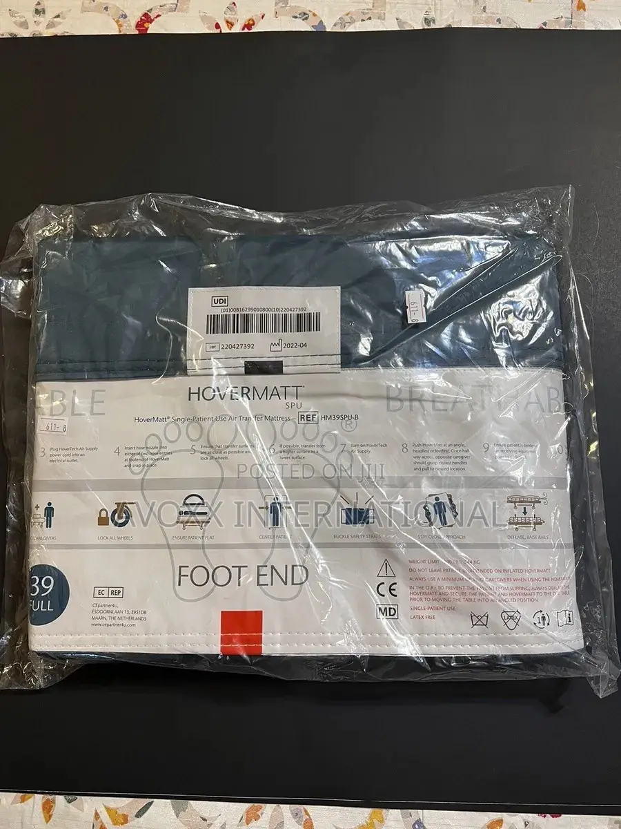 HOVERMATT SINGLE-PATIENT 39" X 78" Air Transfer Mattress