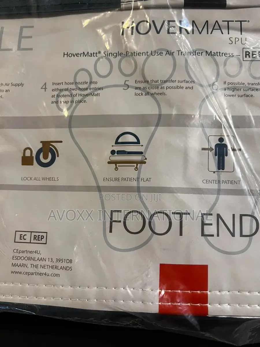 HOVERMATT SINGLE-PATIENT 39" X 78" Air Transfer Mattress