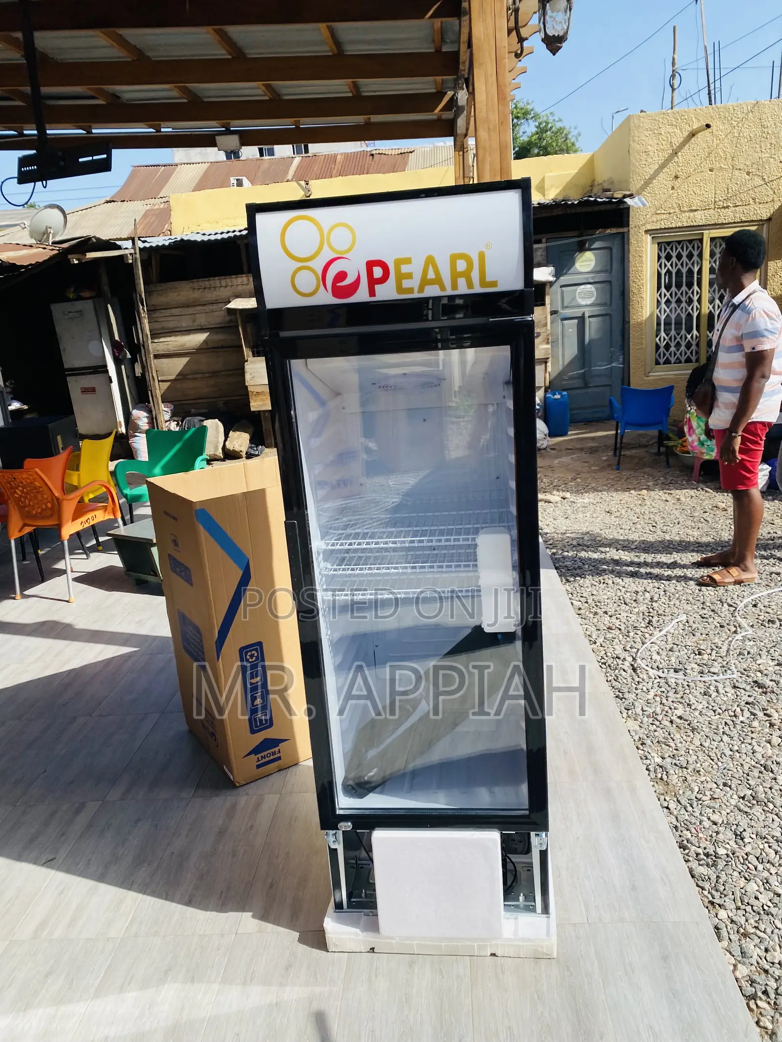 Affordable Pearl Single Door Display Fridge(Pvc-316-2b).