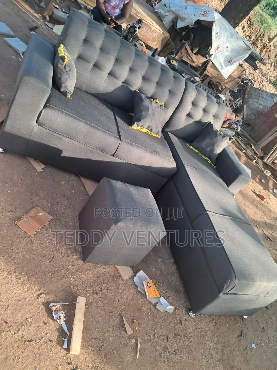 Quality L-Shaped Sofa( Payment After Delivery)