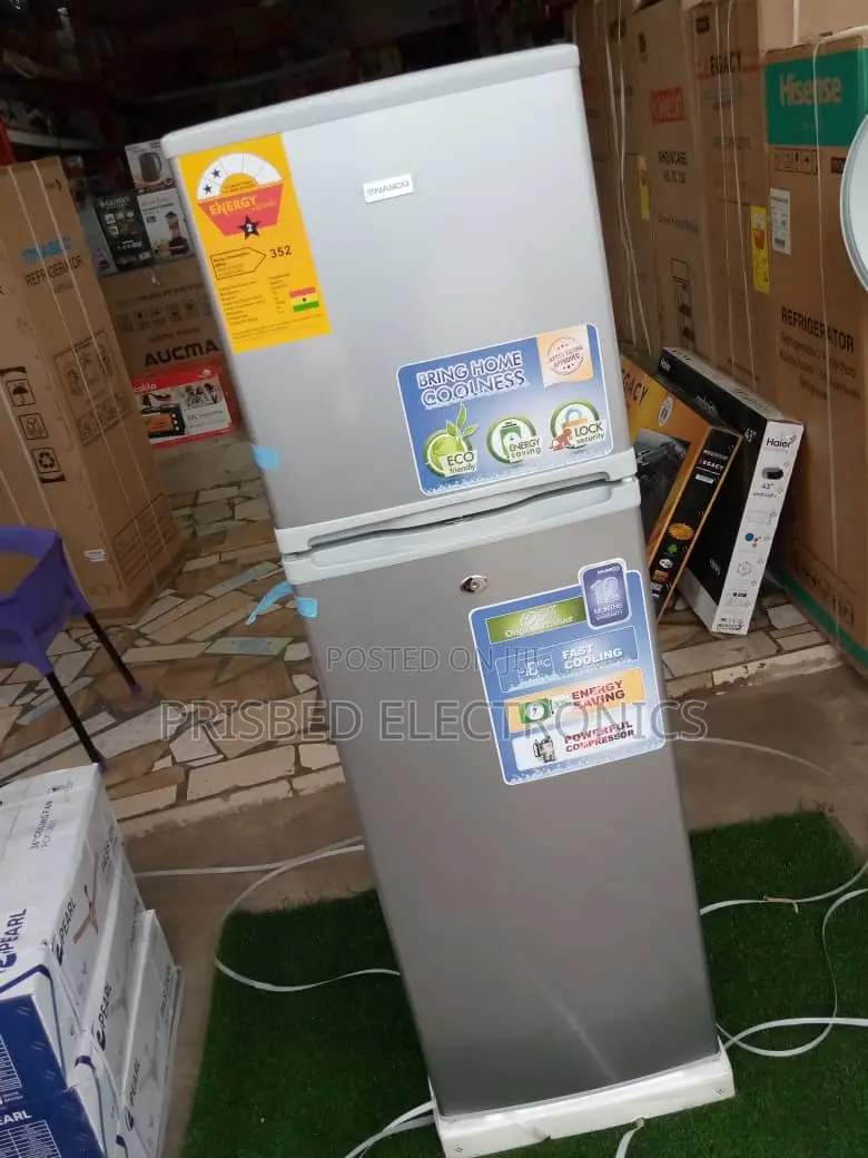 Nasco Double Door Fridge 166 Litres Top Freezer