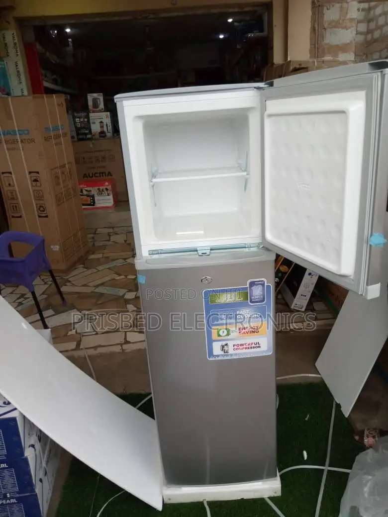 Nasco Double Door Fridge 166 Litres Top Freezer