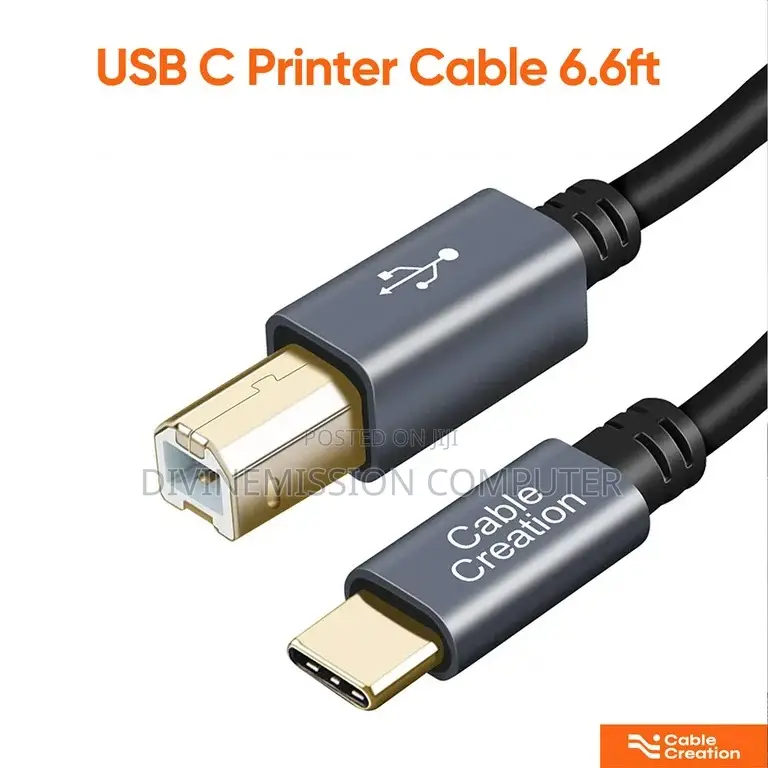 Printer to Type C Cord. 1.5m