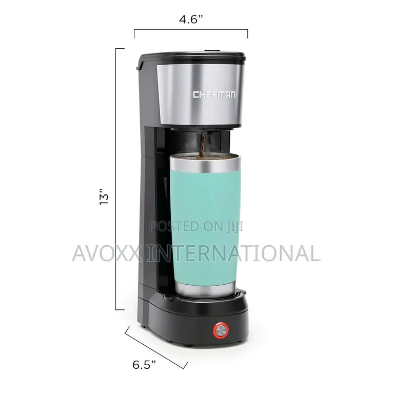 Chefman Instacoffee Max Coffee Maker W/ Cup Lift,/Rj14-Ic-L