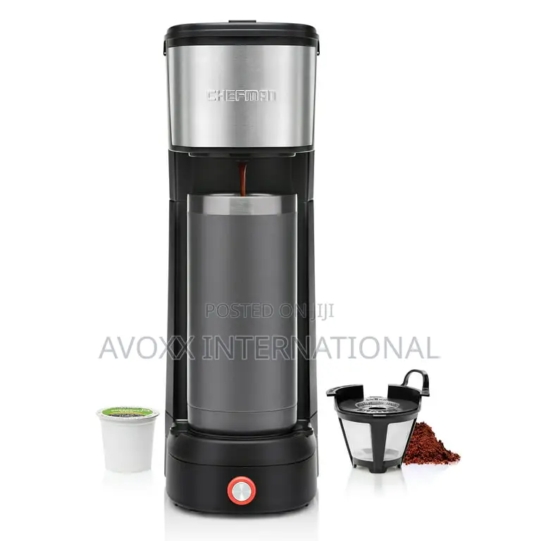 Chefman Instacoffee Max Coffee Maker W/ Cup Lift,/Rj14-Ic-L