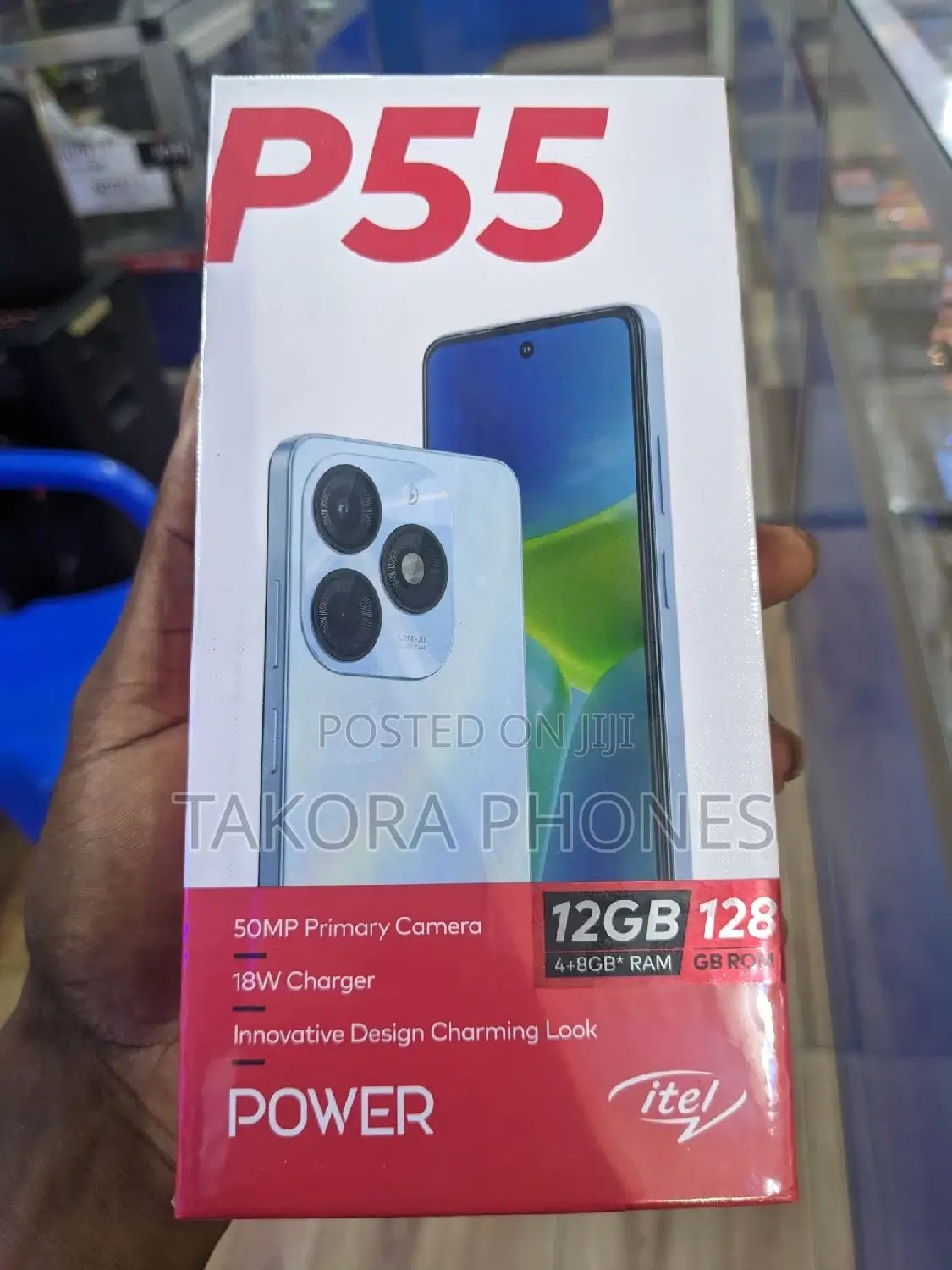 New Itel P55 128 GB Black