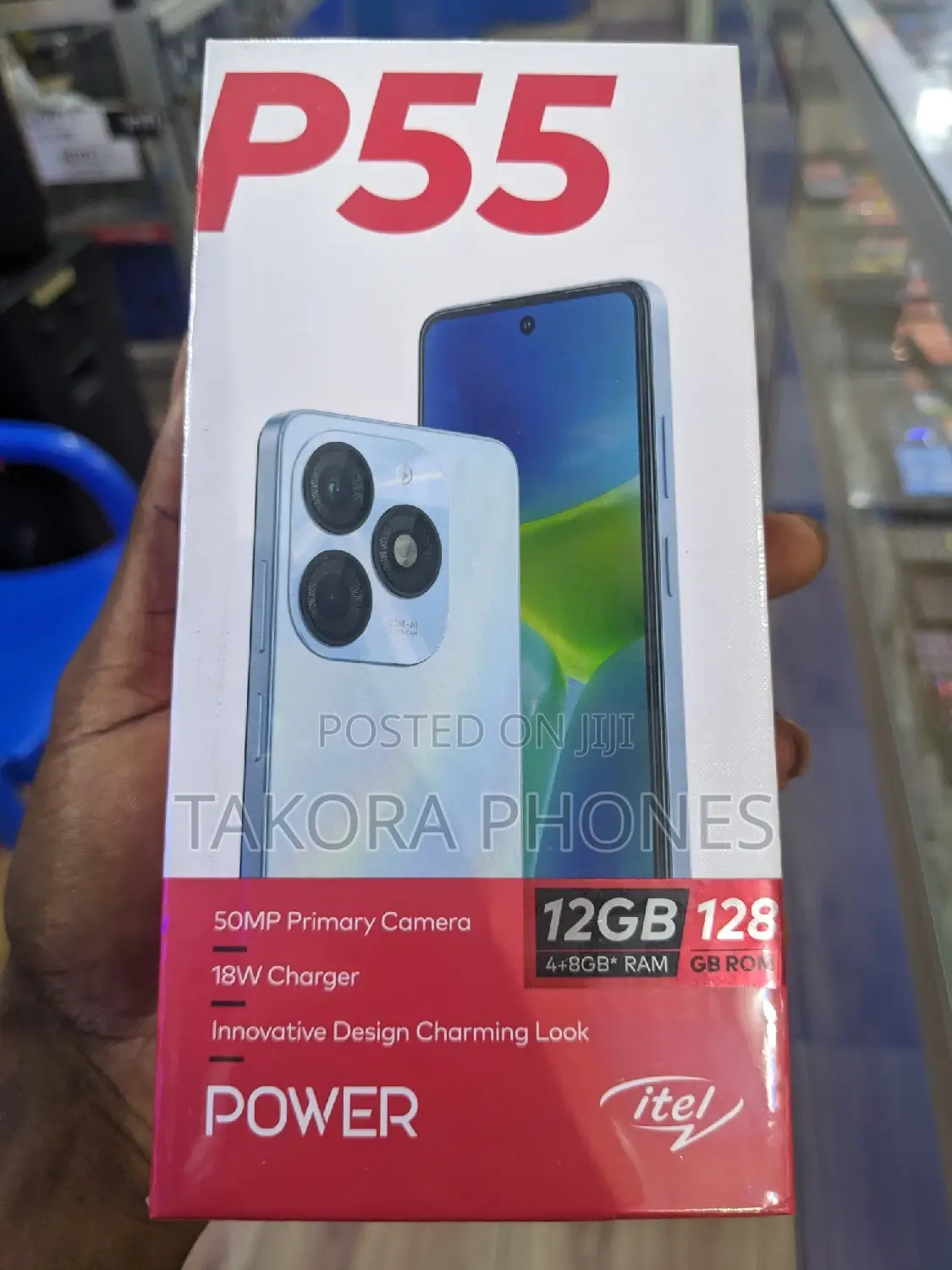 New Itel P55 128 GB Black