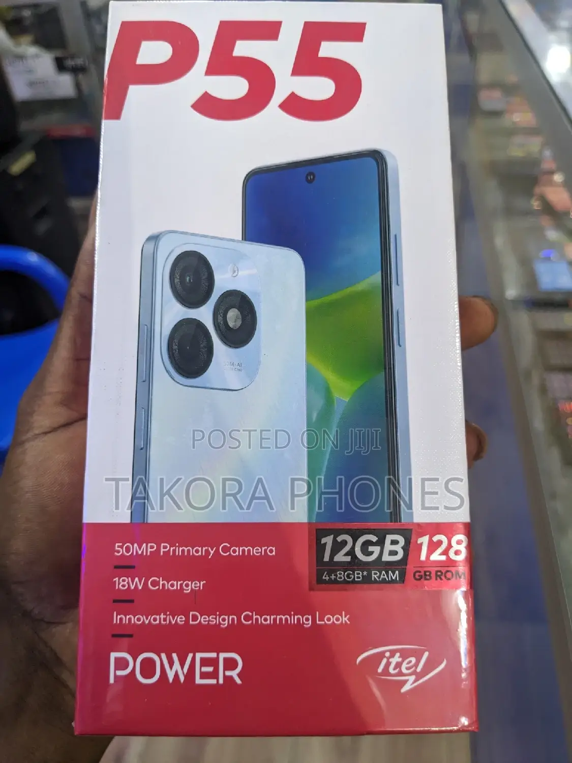 New Itel P55 128 GB Black