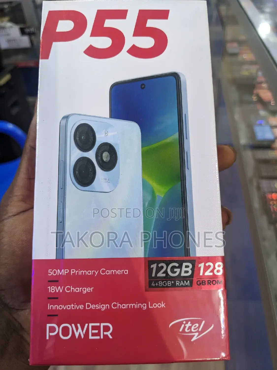 New Itel P55 128 GB Black