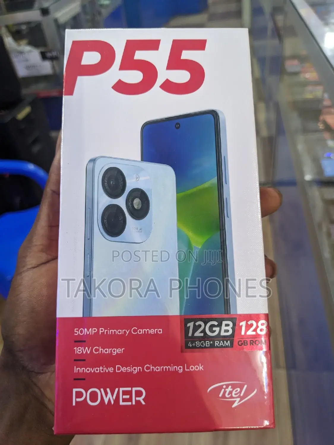 New Itel P55 128 GB Black