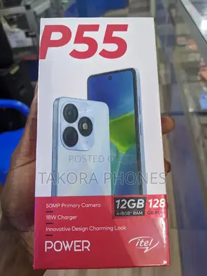 New Itel P55 128 GB Black