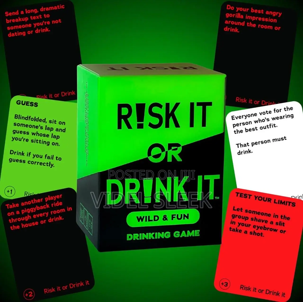 Risk It or Drink It Card Game (Wild and Fun Edition)