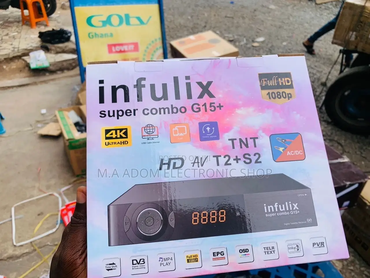 Quality Yet Affordable Infulix Super Combo G15+ Decorder.