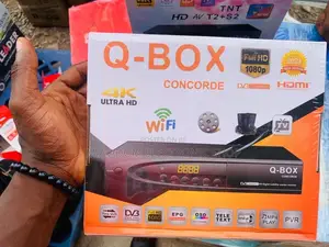 Durable and Affordable Q-Box Full HD 1080p Decoder.