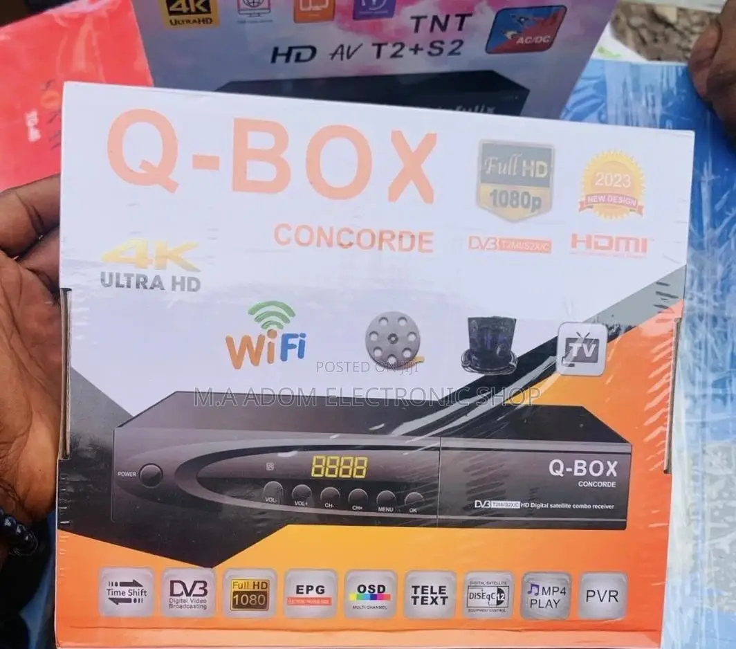 High Quality Q-Box Ultra HD Decoder.