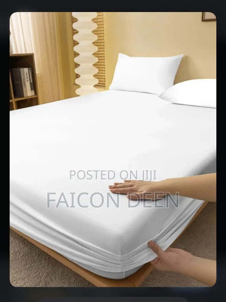 1fitted,1 Flat Cotton Bedsheets With 4 Pillow Cases