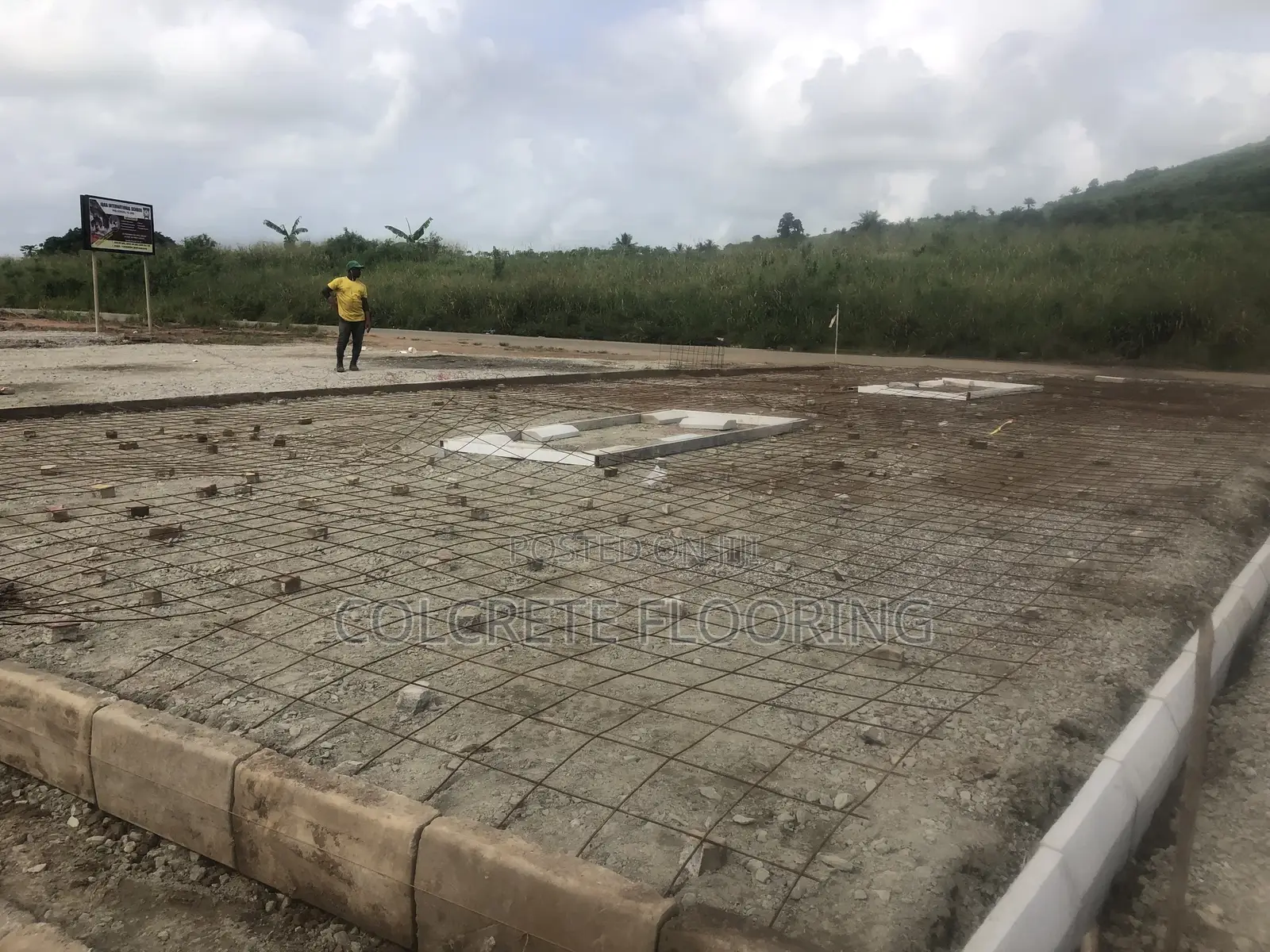 Pebble Stamped Concrete