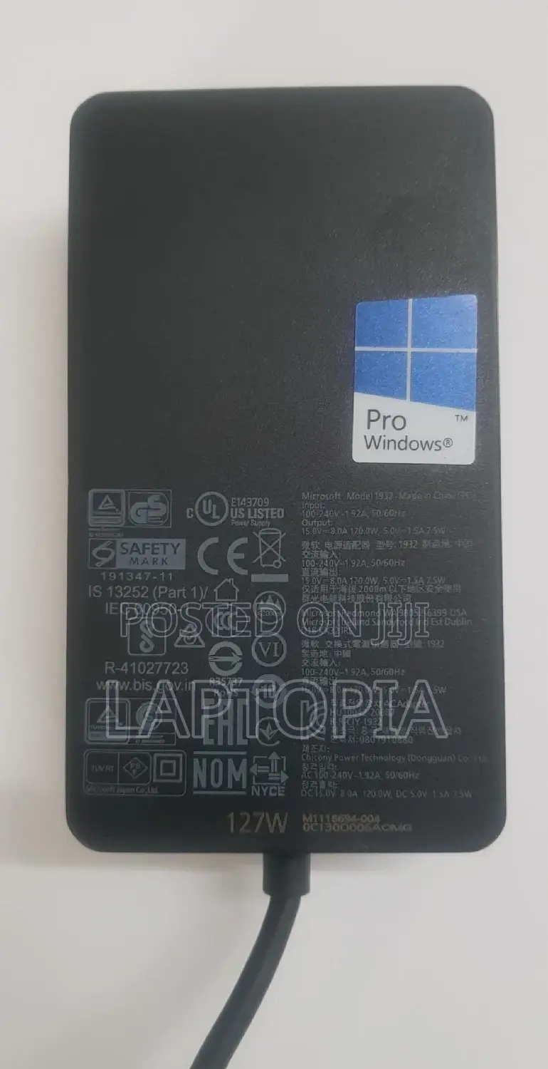 Microsoft Surface 127W Laptop Charger