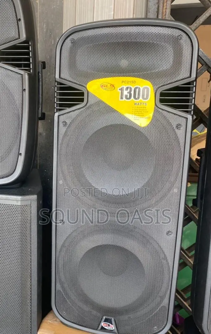 GLS 15"×2 Rechargeable Bluetooth Speaker With Two Microphone