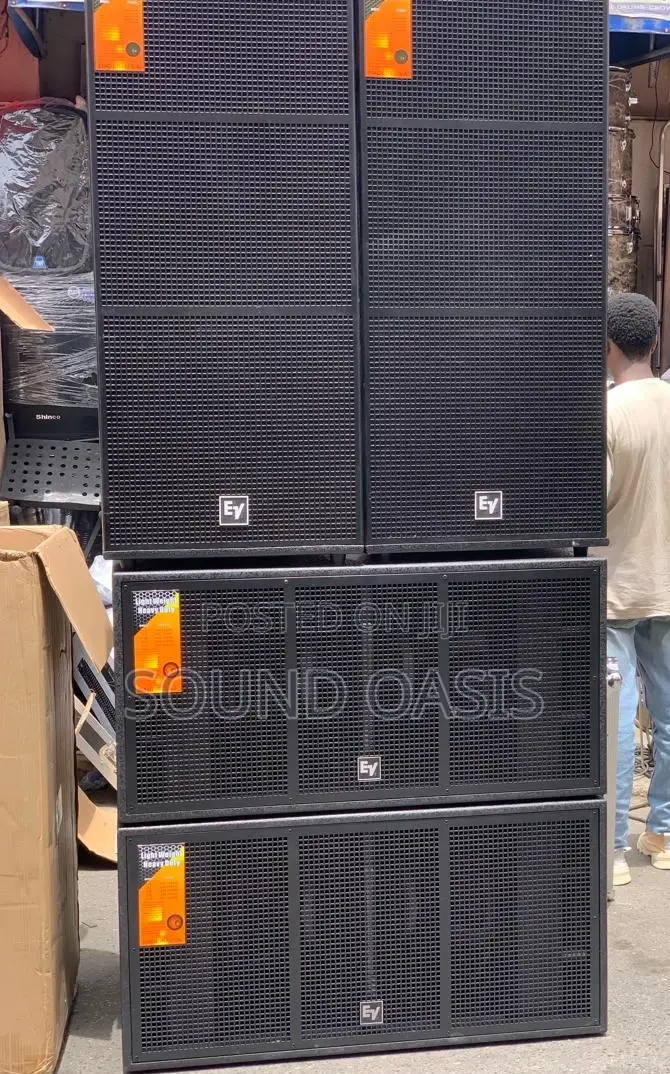 Electro-Voice Full Speaker Set With Rack Set