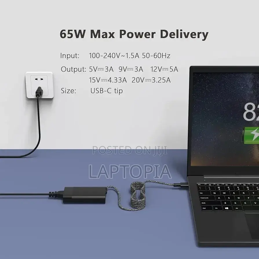 Original HP Type C Spectra Charger 65w