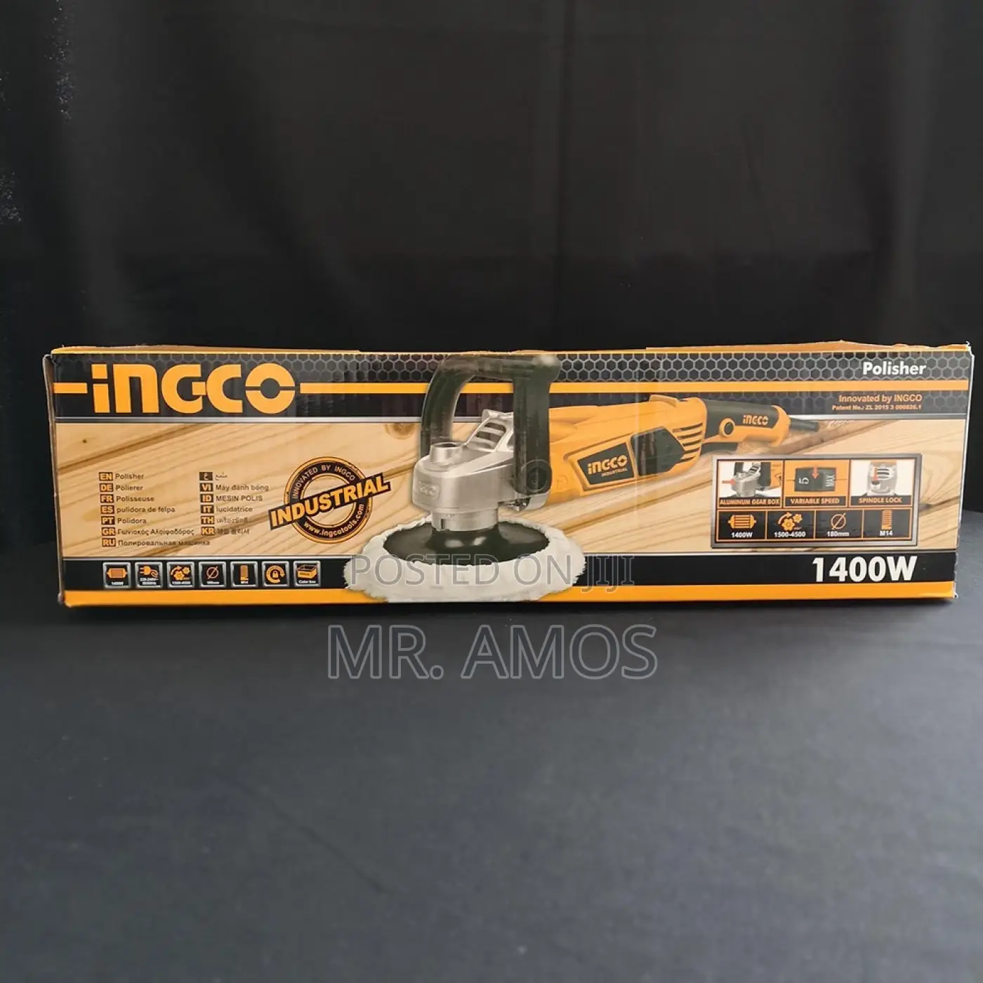 Ingco 1400w Angle Polisher - Ap14008