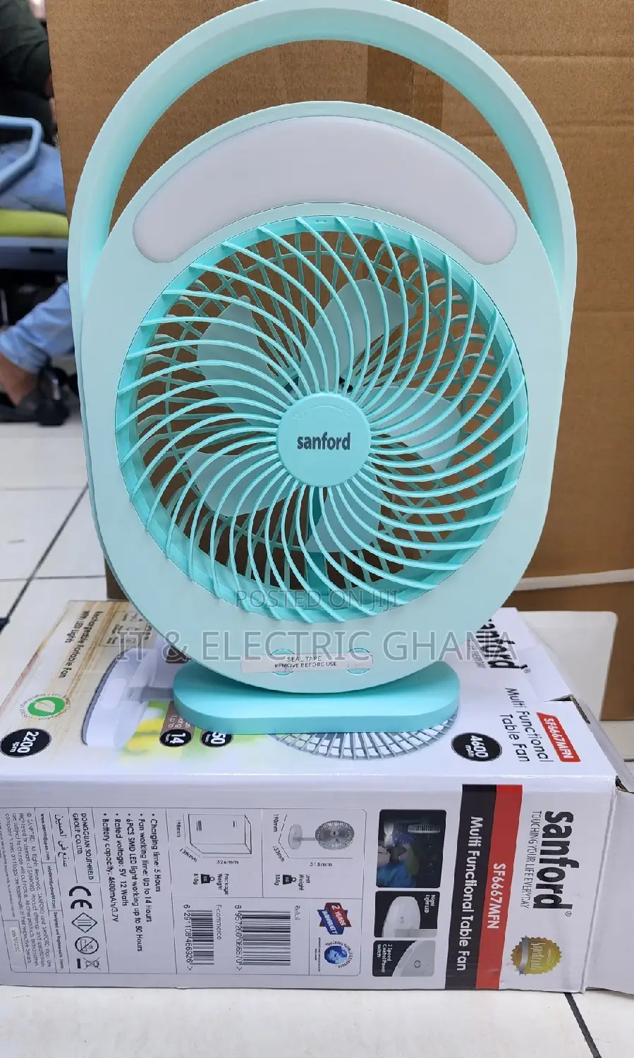 Desktop Rechargeable Fan